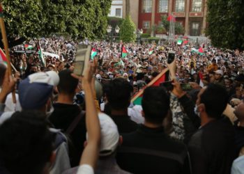 En signe de refus de la visite visite de Gantz, 27 villes marocaines manifestent