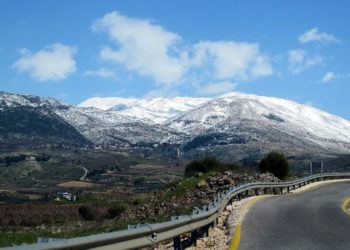 15 cm de neige au sommet du mont Hermon
