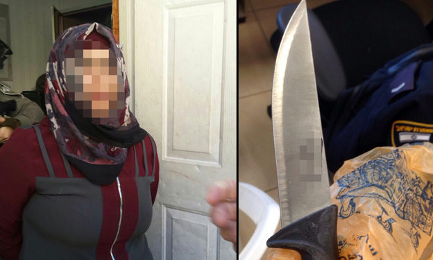 Attentat évité au caveau des Patriarches – La jeune terroriste armée d’un couteau a été arrêtée