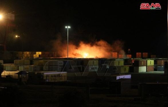 Syrie : Frappes aériennes israéliennes sur le port de Lattaquié pendant la nuit