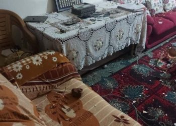 Jets de pierres de pionniers contre une maison arabe près de Sichem