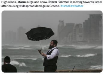 Reportage : le tour d&rsquo;Israël avec les vidéos de la tempête Carmel