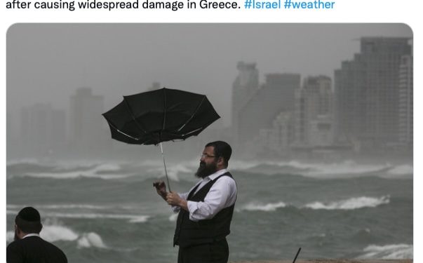 Reportage : le tour d’Israël avec les vidéos de la tempête Carmel