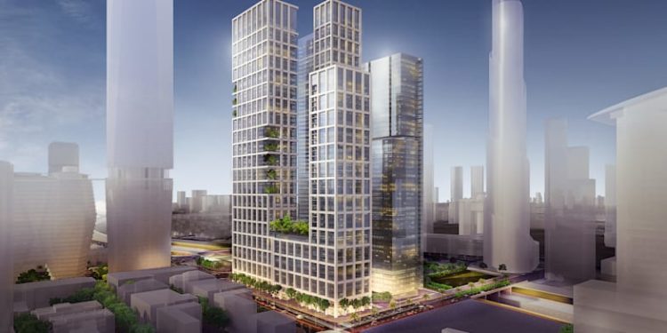 4 nouvelles tours vont être construites en face du centre Azrieli, à Tel Aviv