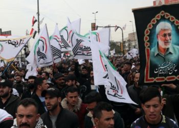 Rassemblement contre les États-Unis et Israël à Bagdad pour l&rsquo;anniversaire de l&rsquo;assassinat du général Soleimani