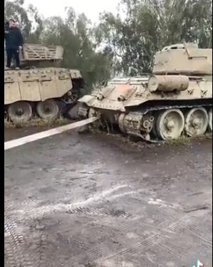 Plateau du Golan : Des Arabes ont essayé de dérober un char au monument de la 7e Brigade