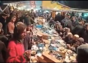 1 200 élèves de Yeshiva ont bravé le blocus de l&rsquo;armée pour célébrer le Seder Tu B&rsquo;Shvat à Homesh