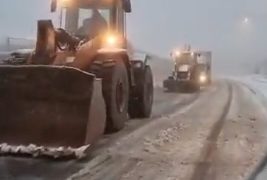 La neige s&rsquo;abat sur Israël