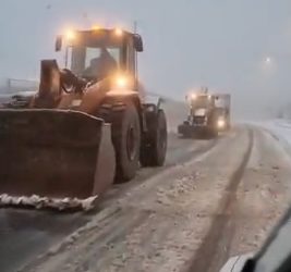 La neige s&rsquo;abat sur Israël
