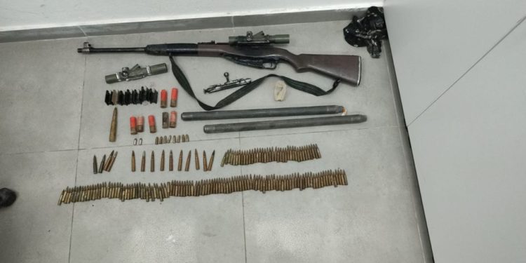 Saisie d’armes de guerre dans le Gush Etzion