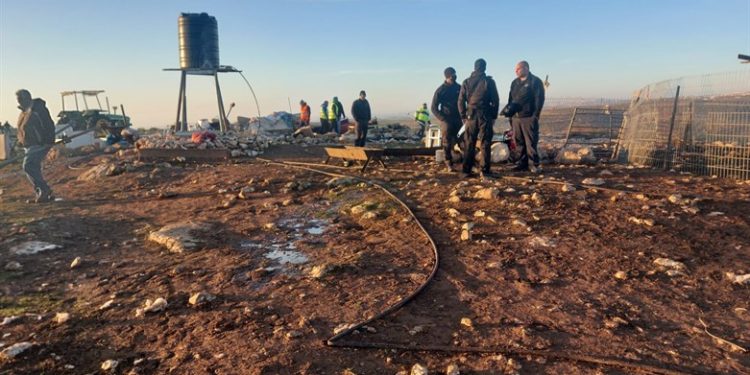 Israël : Les forces de police détruisent Givat Ma’ale Ahuvia