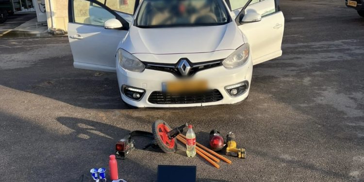 Trois Arabes ont été arrêtés, soupçonnés de vol agricole