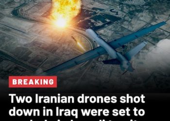 Deux drones iraniens destinés à exploser sur le territoire israélien abattus par des avions de chasse américains