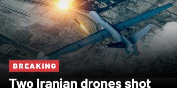Deux drones iraniens destinés à exploser sur le territoire israélien abattus par des avions de chasse américains