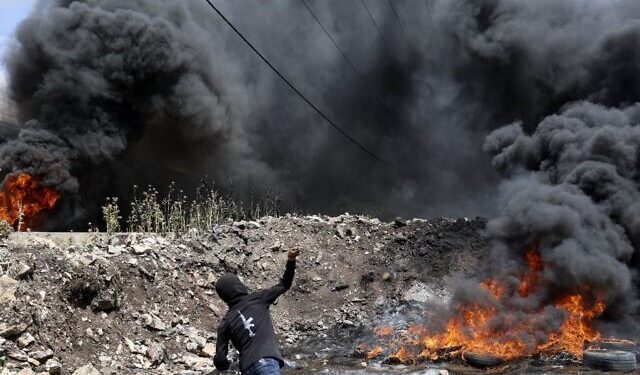 Croissant-Rouge : 38 émeutiers blessés lors d’affrontements contre les forces de défense israéliennes en Samarie