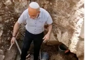 Découverte de deux anciens mikvés lors de l’excavation des fondations de l’ascenseur du Mur occidental