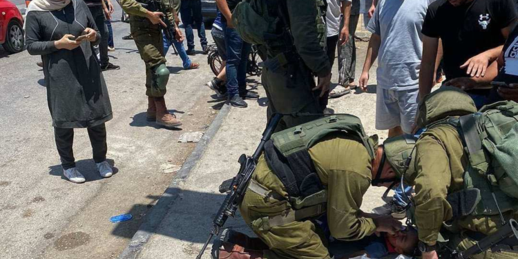 Enfant palestinien, renversé par la voiture d’un Palestinien, soigné par un docteur de Tsahal