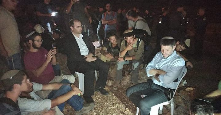 Les forces de sécurité ont illégalement évacué les nouveaux avant-postes juifs