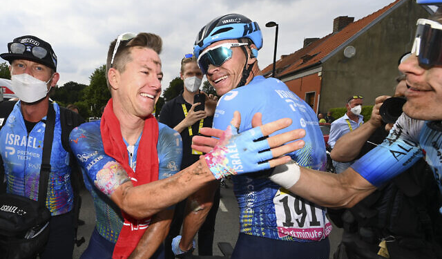 Première victoire d’étape sur le Tour de France pour l’équipe Israel-Premier Tech