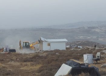 Sur ordre de Gantz et Lapid, les forces de sécurité ont détruit des bâtiments juifs à Ramat Magron