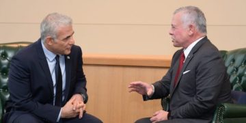 Le PM Lapid et le Roi Abdullah 2