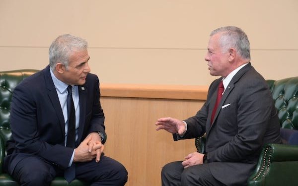 Le PM Lapid et le Roi Abdullah 2