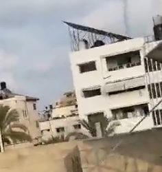 Une vidéo inédite montre pour la première fois une roquette du Jihad islamique retomber dans la bande de Gaza