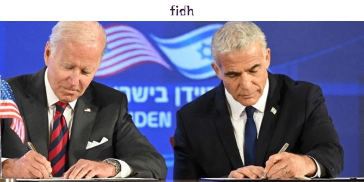 290 organisations demandent à Joe Biden d’empêcher à l’avenir Israël de se défendre contre les attaques terroristes