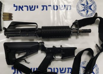 Deux Arabes de Samarie arrêtés en possession d&rsquo;armes automatiques