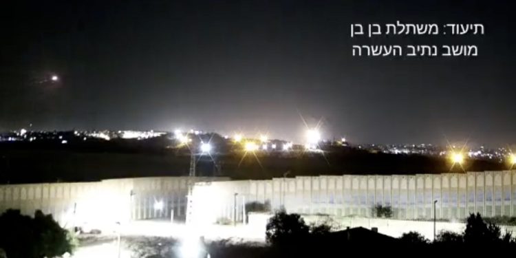 tir de roquette sur Israël