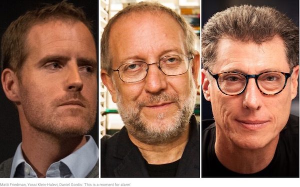Vaut mieux en rire : trois intellectuels israéliens déclarent « Israël est trop important pour le laisser aux Israéliens »