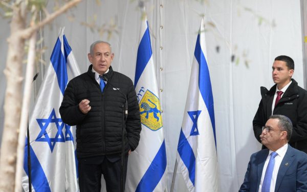 M. Netanyahou a dirigé la cérémonie de plantation des arbres pour le « nouvel an juif des arbres », Tu b’Shvat