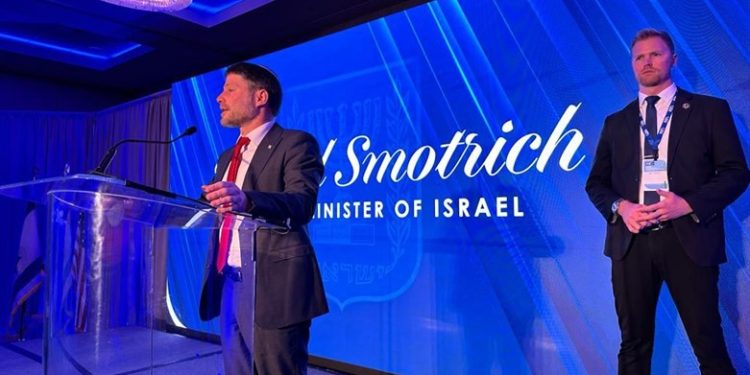 Smotrich aux États-Unis : « Je m’engage à protéger toute vie innocente, juive ou arabe »