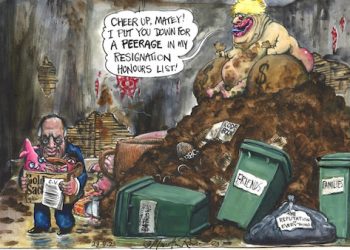 Le Guardian s&rsquo;excuse pour une caricature « explicitement antisémite » – s&rsquo;il n&rsquo;y avait que ça…