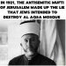 En 1921, le mufti de Jérusalem a déclaré que les juifs veulent détruire la mosquée al Aqsa