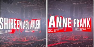 En Allemagne, l’antisémite Roger Waters (Pink Floyd), compare Anne Frank à Shireen Abu Akleh