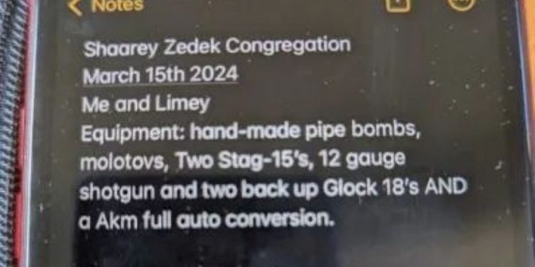 Un néo nazi du Michigan arrêté pour avoir planifié une tuerie de masse dans une synagogue