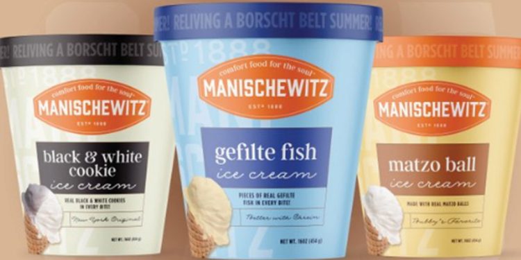 Un sujet qui fâche : un glacier propose une glace au gefilte fish