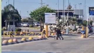 Un arabe appréhendé pour avoir tenté de poignarder des gardes à un poste de contrôle près de Jénine