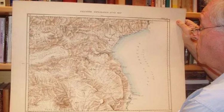 Palestine : la carte géante de 1878 qui détaille chaque maison avec précision