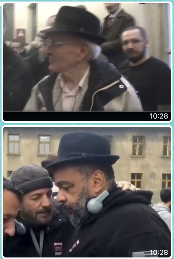 Dieudonné à Auschwitz portant le chapeau de Faurisson