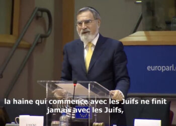 Discours sur l’antisémitisme devant le Parlement Européen