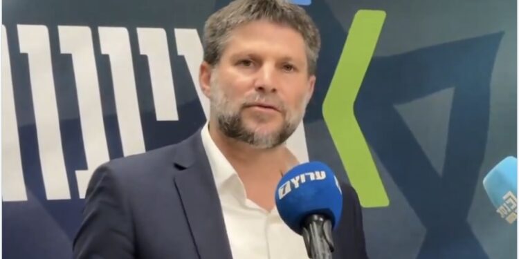 Smotrich : « La mission de ma vie est de contrecarrer la création d’un Etat palestinien »