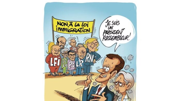 Le vote de la motion de rejet à l’Assemblée nationale après le début des débats sur le projet de loi immigration inspire Chaunu.