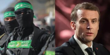 Macron : Les vidéos d’otages montrent la cruauté abjecte et l’inhumanité sans limite du Hamas. [Il se réveille celui-là ? Il a fait la même sortie pour les enfants Bibas, vite oubliée]