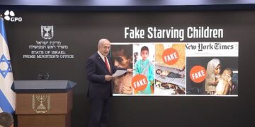 Conférence de presse du Premier ministre Benjamin Netanyahu destinée aux médias étrangers