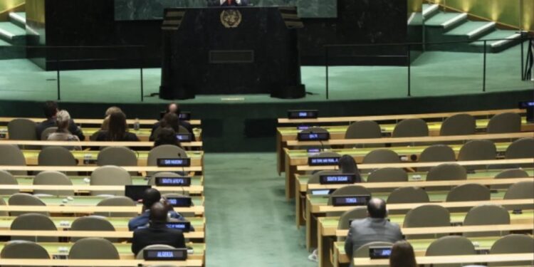 Netanyahou devant une salle presque vide à l’ONU… c’est une tromperie