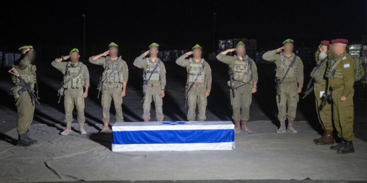 Les événements de la nuit du 13 au 14 – le Hamas a restitué le corps d’un otage