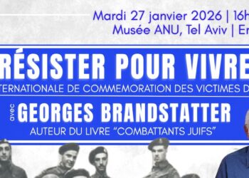 Conférence-débat le 27 janvier : comprendre la Résistance juive, avec Georges Brandstatter