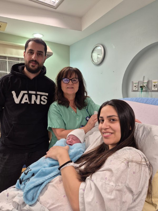 יואב אבןהתינוק הראשון לשנת 2026 באיכילוב: אופיר וליעב לחמי הביאו לעולם את בנם השני. צילום: דוברות איכילוב@N12chat...